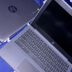 Two HP Chrome Books