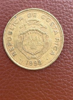 1998 Costa Rica 100 Colones Coin Collectible World Republica De Costa Rica