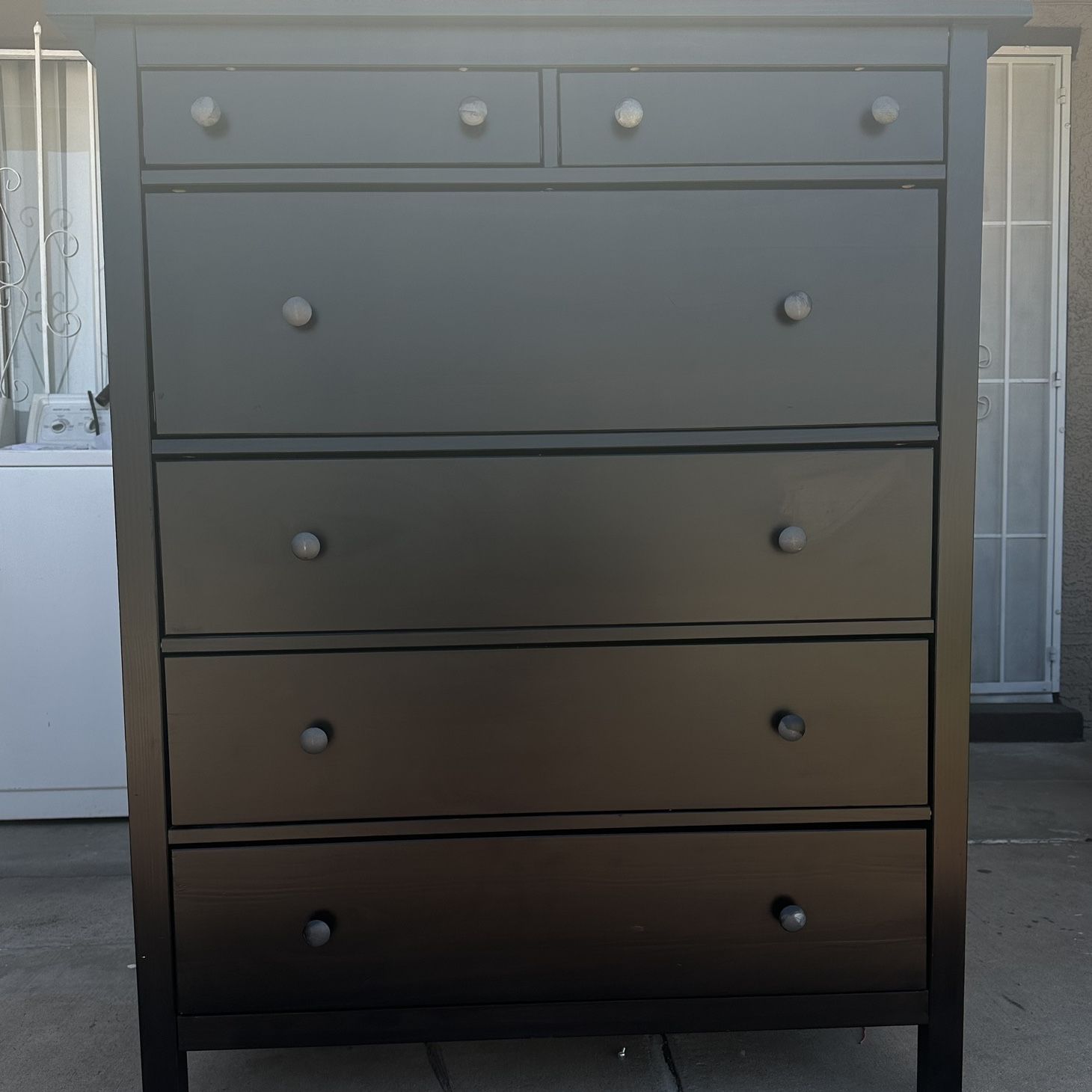 tall grey dresser ikea IKEA STOREMOLLA 8-drawer dresser, gray-brown stained, 67 3/8x19 5/8x35 7/8