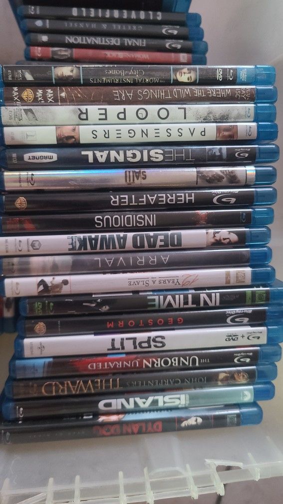 Blueray Dvds Horror / Action