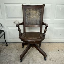 Antique Swivel Desk Chair