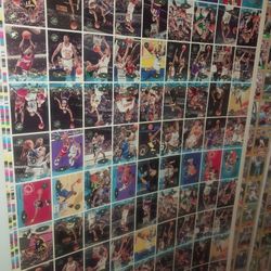 Uncut Topps Basket Ball and Baseball Card sheets