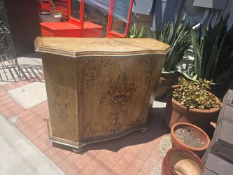 Vintage Painted TV Stand