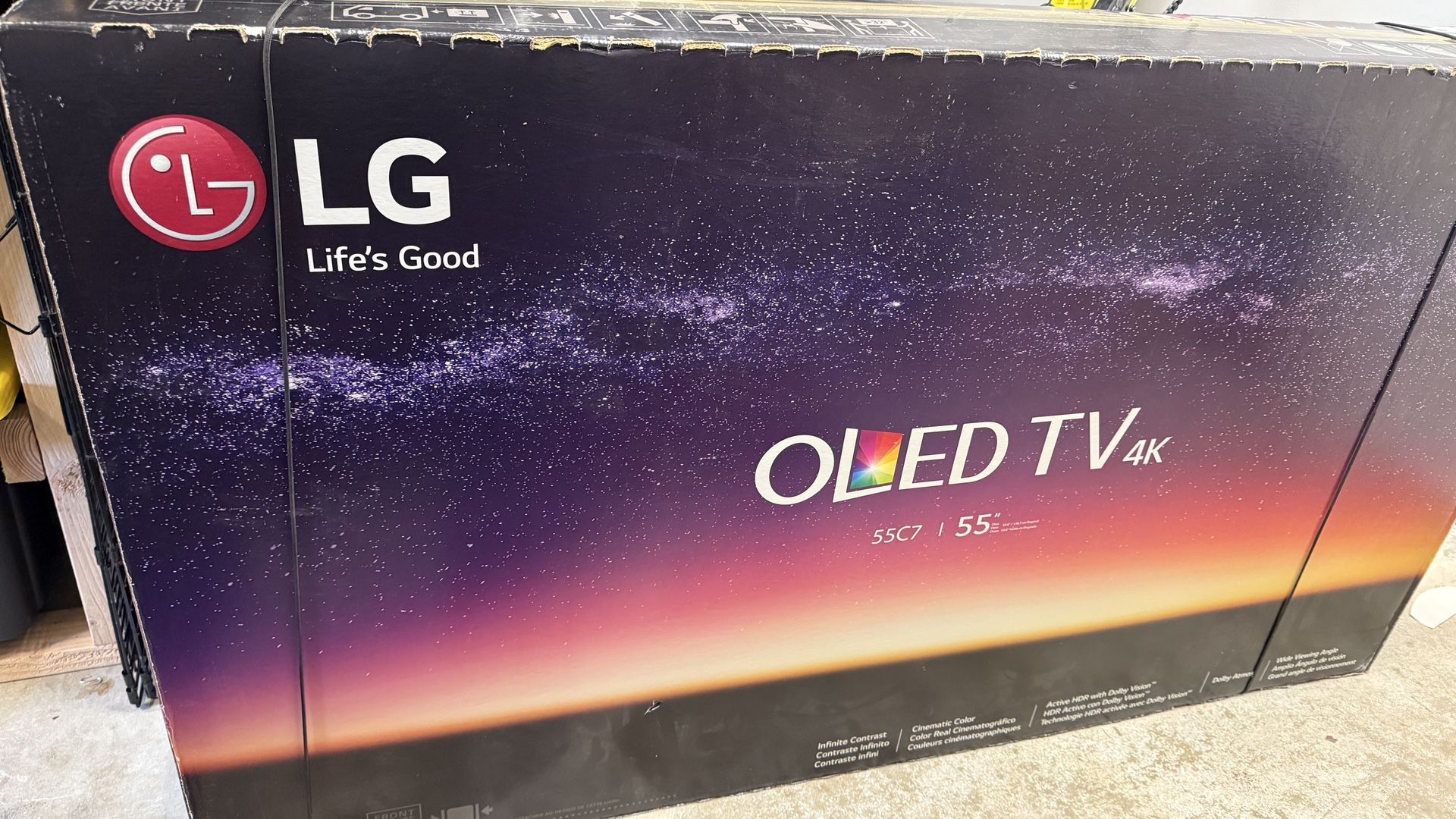 55” LG Oled Model 55C7