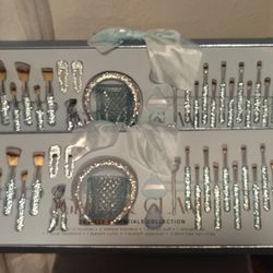 Set De Brochas Glitz And Glam  Color Ice Blue 