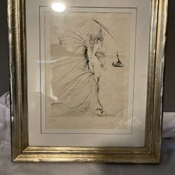 Original Salvador Dali Les Aigrettes hand signed
