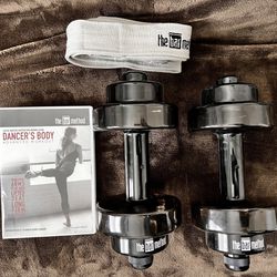 The Bar Method Dancer's Body Advanced Workout Set DVD + Dumbbells + Strap