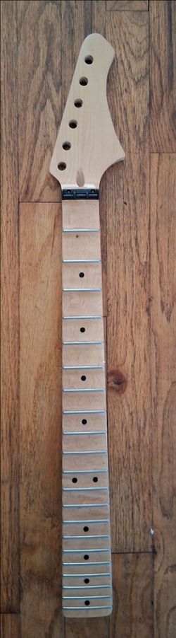 Strat Maple Scalloped Neck 21 Frets with Custom Roller nut