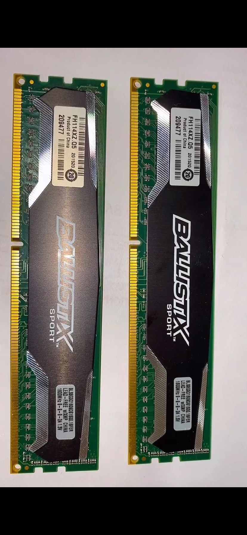 Crucial Ballistix 8 GB RAM