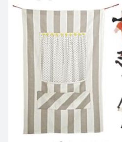 Crate and Kids puppet door theater