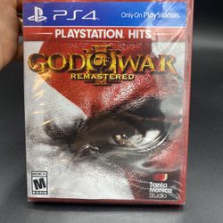 God of War III 3 Remastered PlayStation Hits(PlayStation 4 PS4) Brand New Sealed