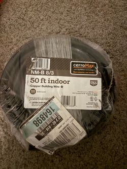 Southwire 50 ft. 8/3 Stranded Romex SIMpull CU NM-B W/G Wire