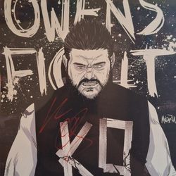 Kevin Owens Signed Poster
