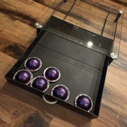 Glass Coffee Pod Holder - Nespresso, Vertuo