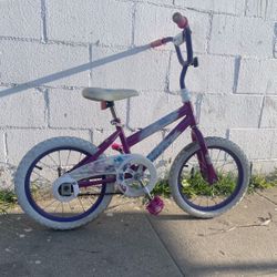 16” girl kids bike