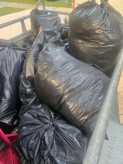 Free bags of clothing,and pillowsIf you're interested, bring a pickup truck.