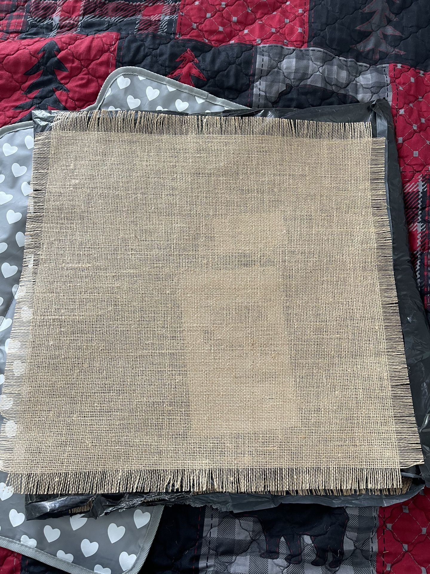 20in Burlap Squares