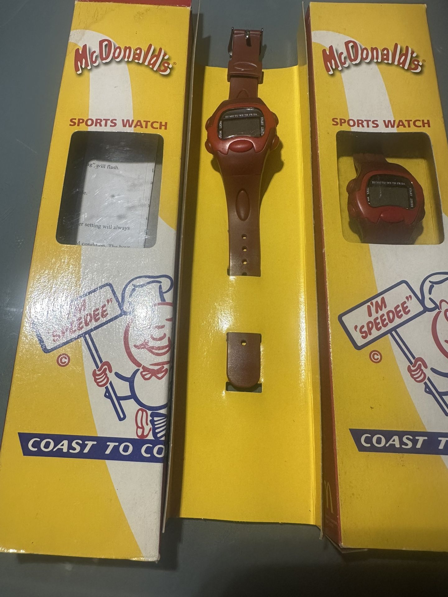 McDonalds Speedee Collectible Digital Sports Watch