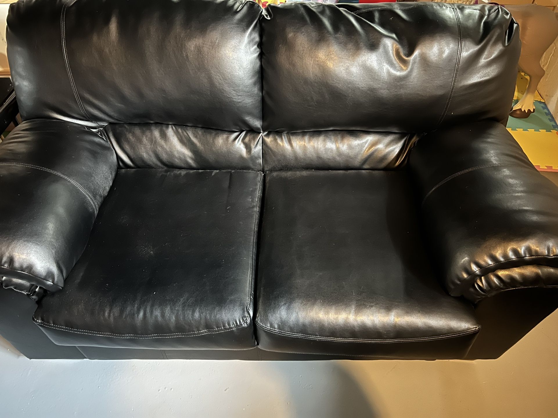 Black Leather Couches