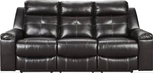 Luxury black reclining couch only $69 down take home today!