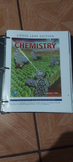 chemistry a molecule approach 5th edition 