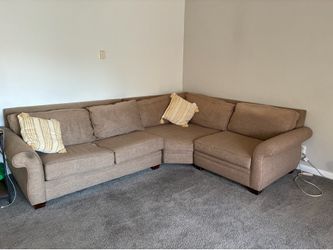 large tan couch