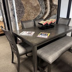 Stunning Gray Dining Set! $599 🩶✅✨