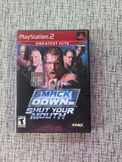 Authentic : WWE Smack Down Shut Your Mouth : Playstation 2