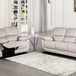 New Luxury leather Recliner Couch And Live Seat Set / Free Delivery 