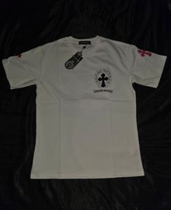 Chrome Hearts Multicolor Horseshoe T-Shirt, White, Size S, M, L & XL