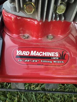 Yard Machines 13” 22” 24” Tilling Width