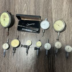 Vintage Lot Of Dial indicators