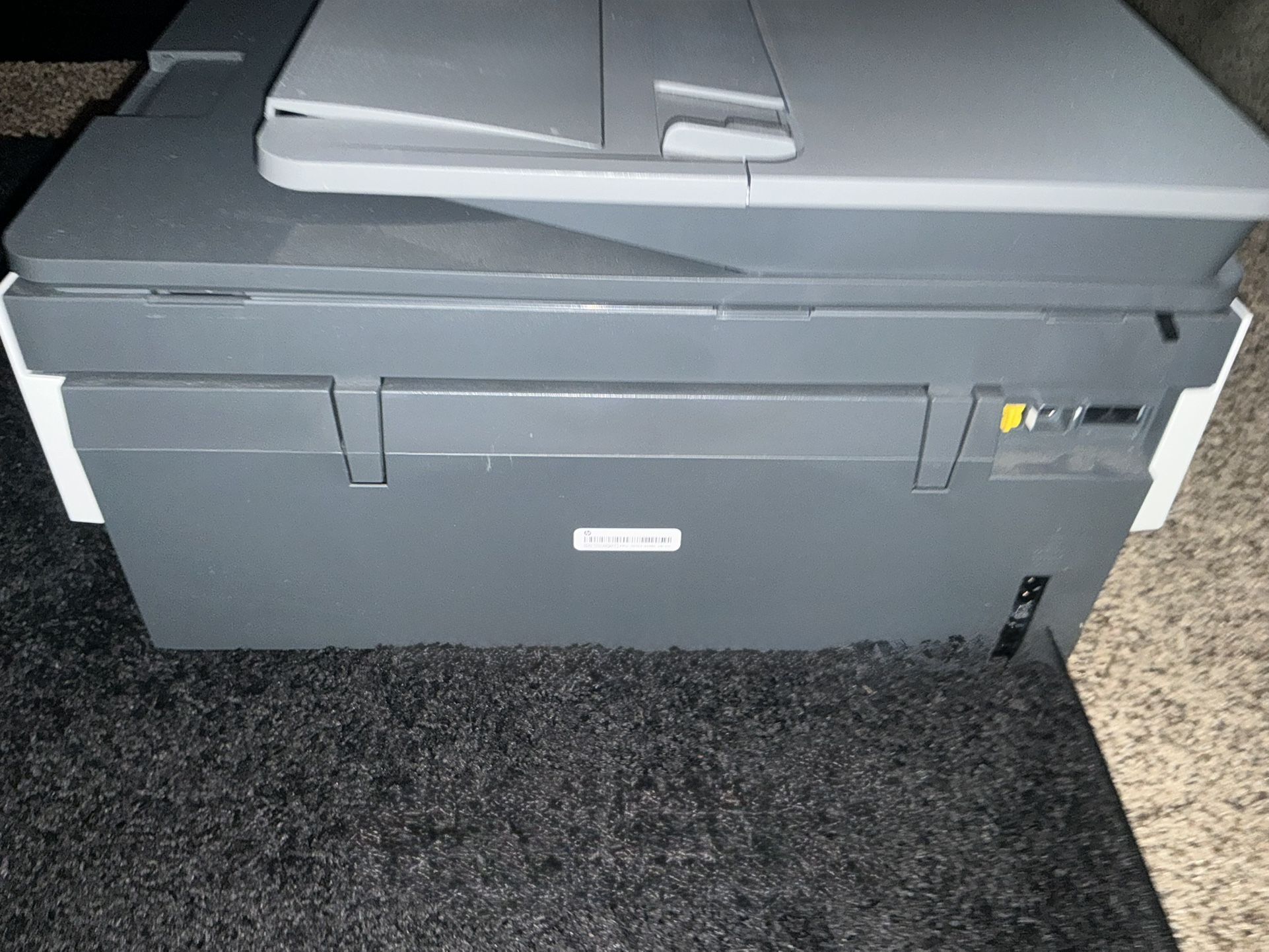 HP OfficeJet Pro 8028e All-in-One Wireless Color Inkjet Printer (Brokenplate) Under scanner Fold Easy Fix With Glue May Even Click Back In