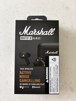 Marshall Motif II ANC — New & Sealed