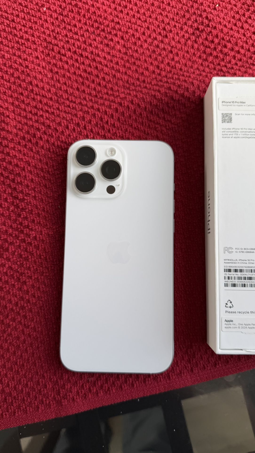 iPhone 16 Pro Max 256gb Unlocked