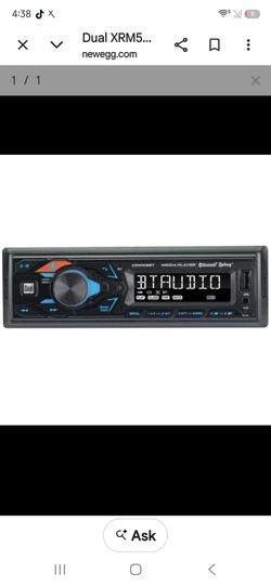 Dual car stereo xrm47bt