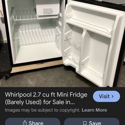 Whirlpool 2.7 cubic ft..