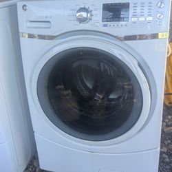 Almost New GE Washer And Dryer Front Load Stackable 
