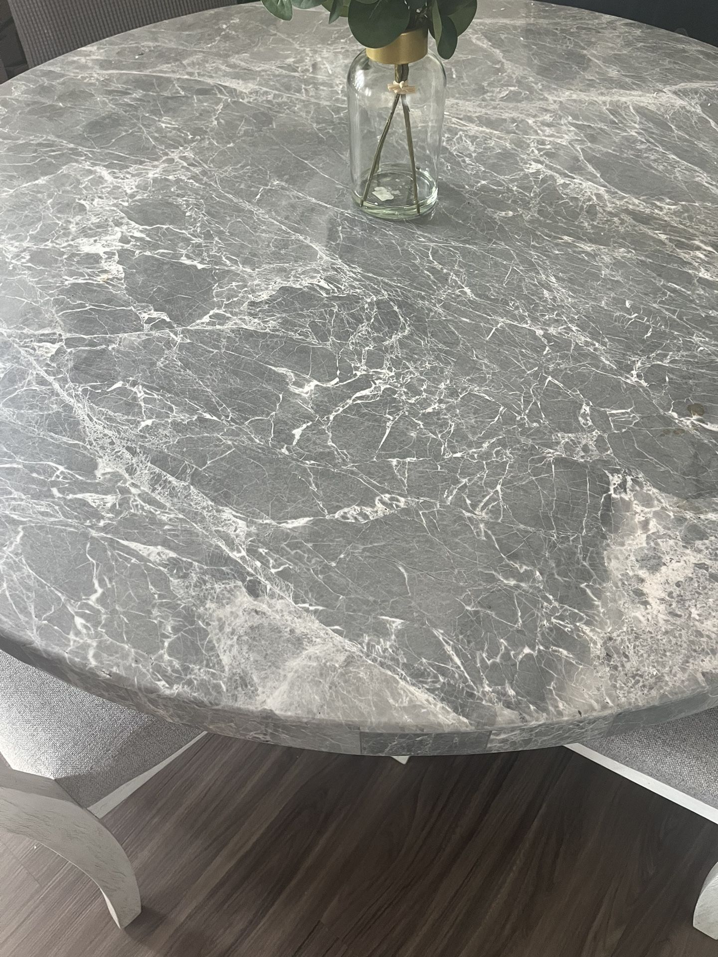 Five Piece Marble Dining Set