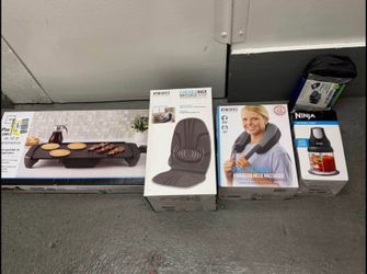 Brand New Home & Kitchen Bundle – Ninja, HoMedics, Electric Griddle, Smart Scale (NEW) 