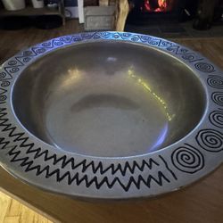 Wilton Armetale Reggae Pewter Large Salad Serving Bowl - 12”