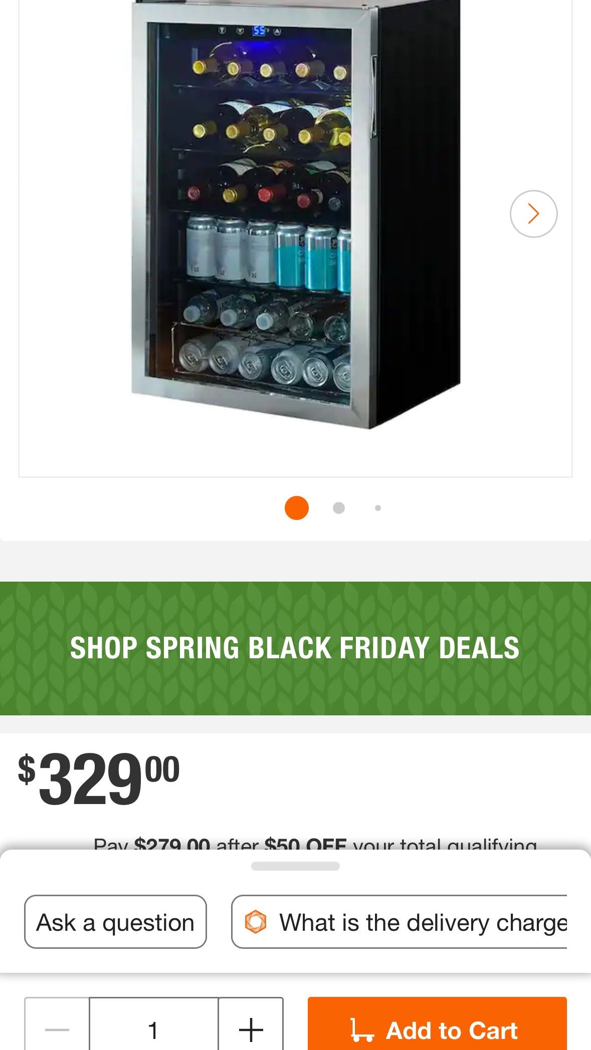 Wine Cooler/ Mini Fridge