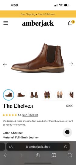 Men Boots - Amberjack Chelsea