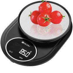 Food Scale, Digital Kitchen Scale Wight Grams and Oz-0.1g/0.001oz for Baking, Cooking and Coffee with LCD Display