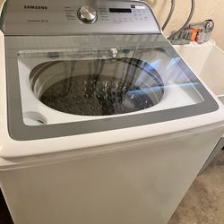 White Samsung Washer 