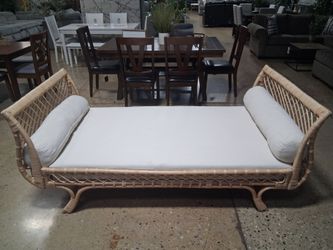beauty with a bohemian bali n pari aura defines the lovely daybed. (New)