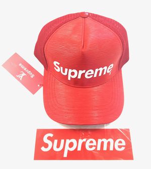Supreme X Louis Vuitton Hat Red - Just Me and Supreme