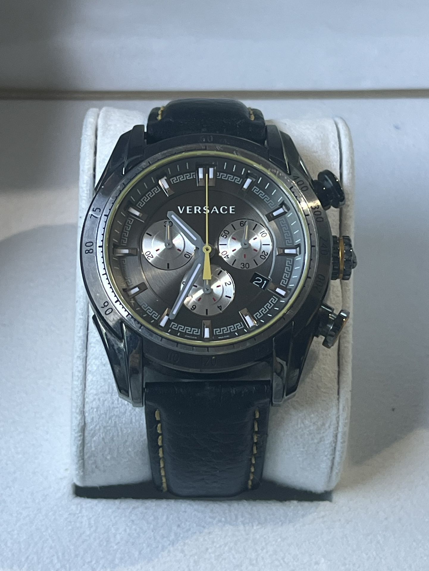 Versace V-Ray Chronograph Date Designer Luxury Sport Watch, Reloj