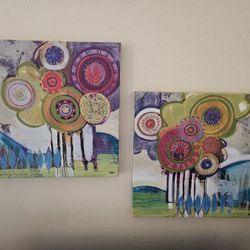 20 X 20 Colorful Art Canvas