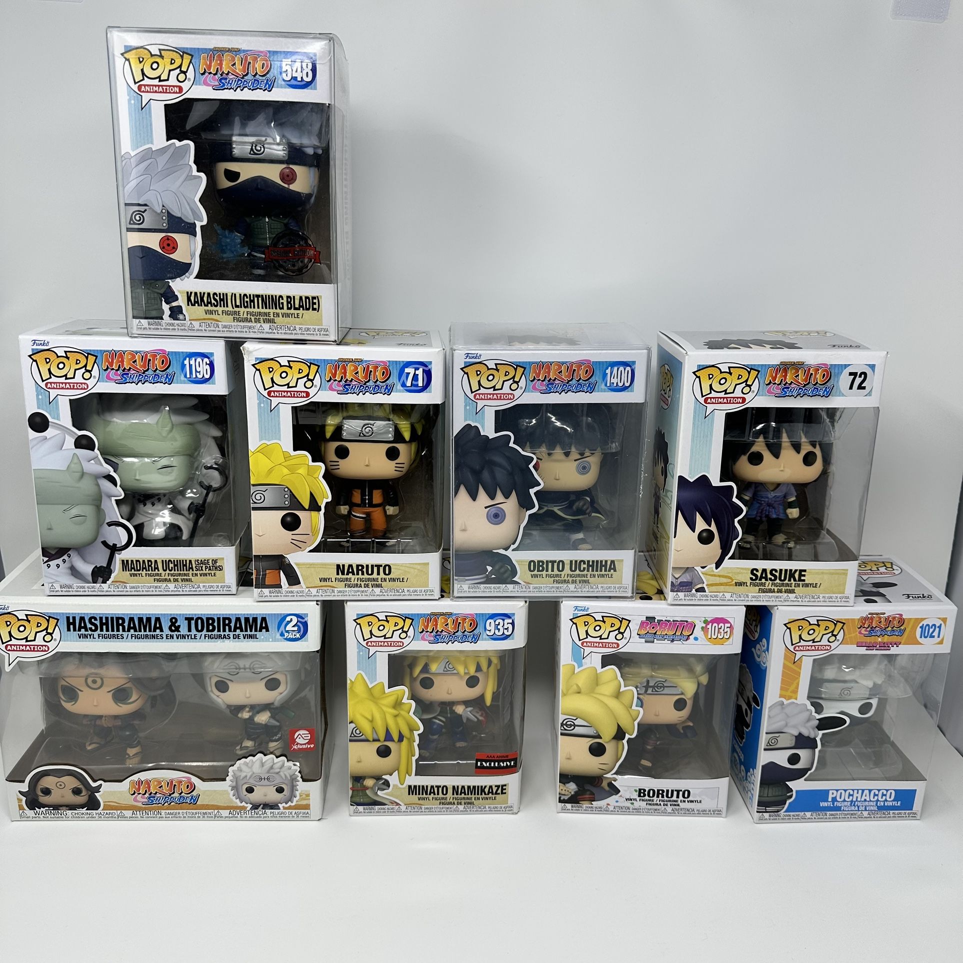 Naruto Funko Pop lot 9